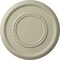 Ekena Millwork Federal Roped Large Ceiling Medallion (Canopies up to 7 3/4"), 17 3/8"OD x 1 1/8"P, Clear Yellow CM17FECYF - alternate 1